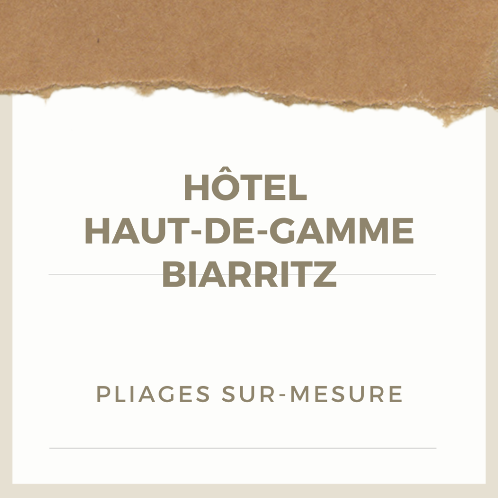 TITRE-SITE-PLIAGES POUR HOTEL HAUT-DE-GAMME